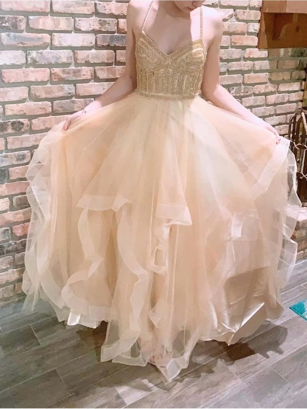Champagne Gown Dress - Picture 4 of 5